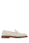 Chloé Chloe Women Ivory Crochet Kalya Loafers