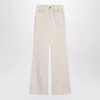 Chloé Ivory Flared Denim Trousers