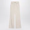 Chloé Ivory Flared Denim Trousers