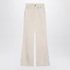 Chloé Ivory Flared Denim Trousers