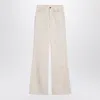 Chloé Ivory Flared Denim Trousers