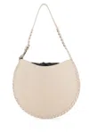 Chloé Large Curved Leather Shoulder Bag