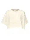 Chloé Biologic Cotton T-shirt With Frontal Logo Patch
