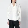 Chloé Ivory Silk-blend Blouse In White