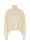 Chloé Chloe Ivory Wool Blend Oversize Sweater