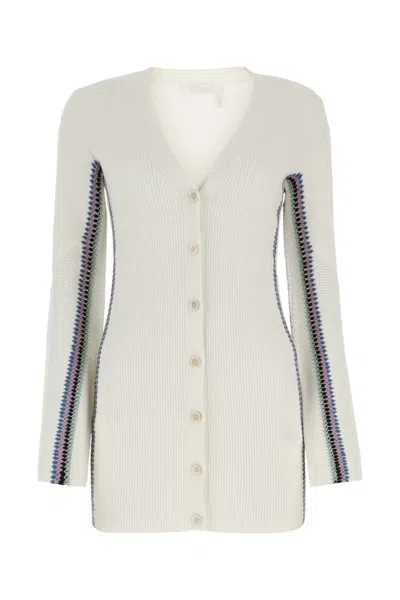 Chloé Ivory Wool Cardigan