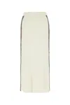 Chloé Chloe Women Ivory Wool Skirt In White