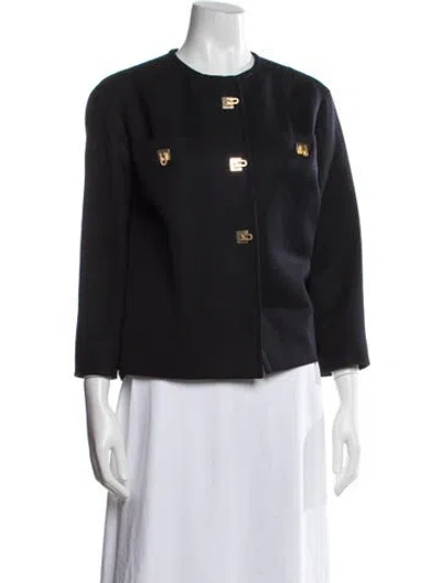 Pre-owned Chloé Jacket In Blue