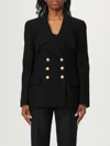 Chloé Double-breasted Wool-blend Jacket In Black