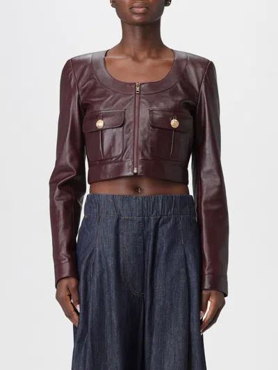 Chloé Jacket  Woman Color Brown In Burgundy