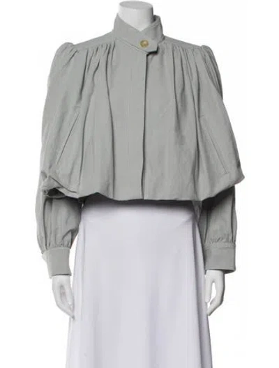 Pre-owned Chloé Jacket In Gray