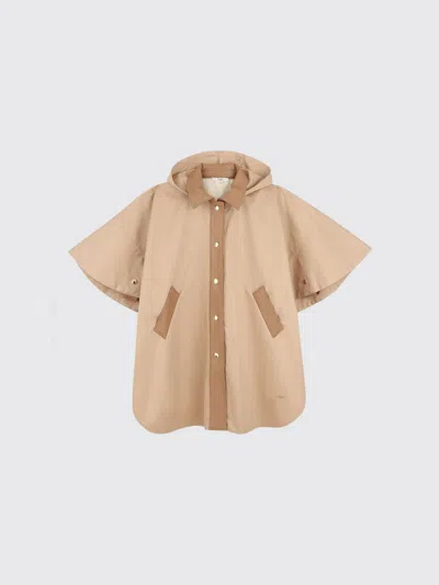 Chloé Kids'  ジャケット ボーイ カラー バター In Brown