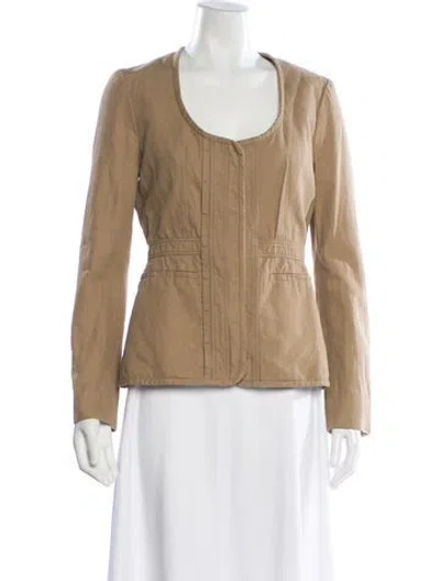 Pre-owned Chloé Jacket In Neutral