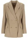 Chloé Double-breasted Jacket In Soft Wool