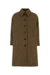 Chloé Embroidered Wool Coat With Collared Neck In Multicolor