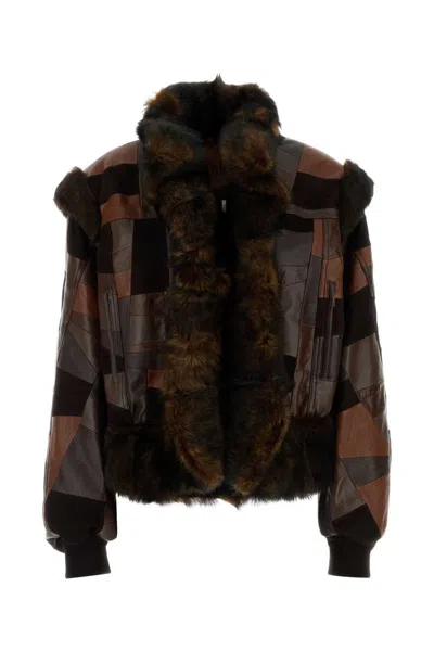 Chloé Multicolor Leather Jacket