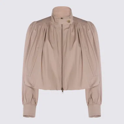 Chloé Jackets Worn Brown In Neutral