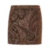 Chloé Jacquard Gobelin Mini Skirt In Multi