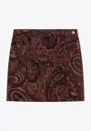 Chloé Mini Skirt With Jacquard Pattern