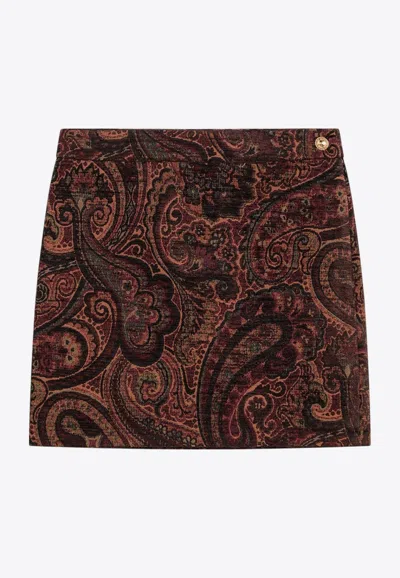 Chloé Jacquard Mini Skirt
