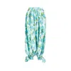 Chloé Floral-print Silk-jacquard Cropped Pants In Multi
