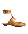 Chloé Jade Rivet High Heels In Brown