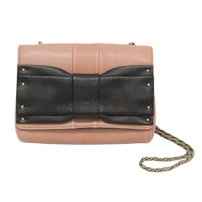 Pre-owned Chloé Jane Pink Leather Shopper Bag ()