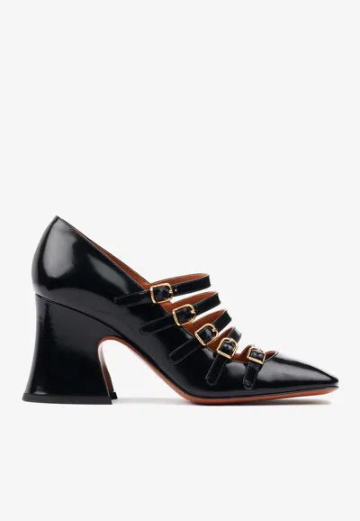 CHLOÉ JANIS 75 MULTI-STRAP PUMPS