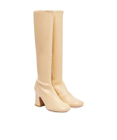Chloé Janis 80 Knee-high Boots In Brown