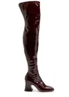 Chloé Chloe Janis Glossed-leather Over-the-knee Boots