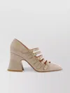 Chloé Janis Decollet In Paint In Brown
