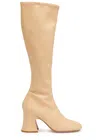 Chloé Chloe Janis Leather Knee-high Boots In Brown