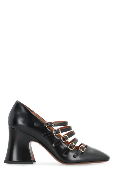CHLOÉ CHLOÉ JANIS LEATHER PUMPS