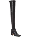 Chloé Janis 80 Over-the-knee Leather Boots In Black