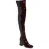 Chloé Janis Over The Knee Patent Boot