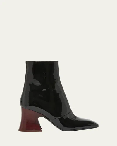 Chloé Janis Patent Leather Booties