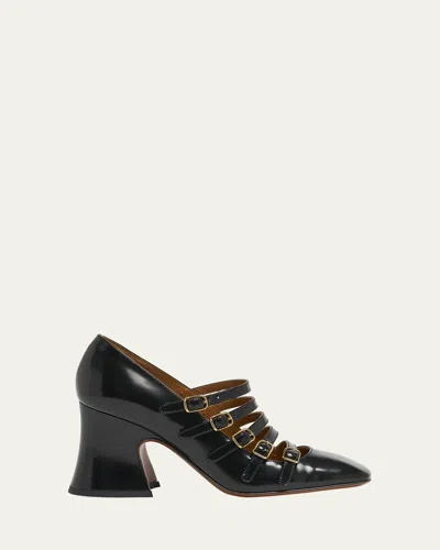Chloé Janis Patent Leather Mary Jane Pumps