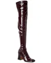 Chloé Janis Patent Over-the-knee Boot In Red
