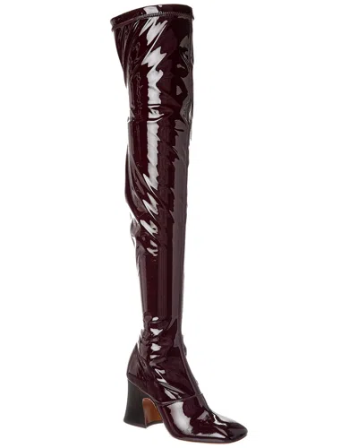 CHLOÉ CHLOÉ JANIS PATENT OVER-THE-KNEE BOOT