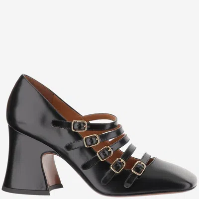 Chloé Janis Shiny Leather Pumps