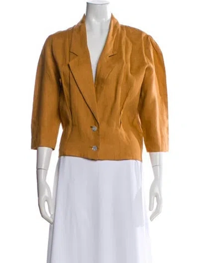 Pre-owned Chloé Japanese Blazer In Brown