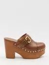 CHLOÉ JEANETTE WEDGE CLOG