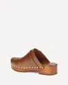 Chloé Jeannette Embellished Leather Platform Clogs
