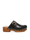 Chloé Women Jeannette Leather Clogs