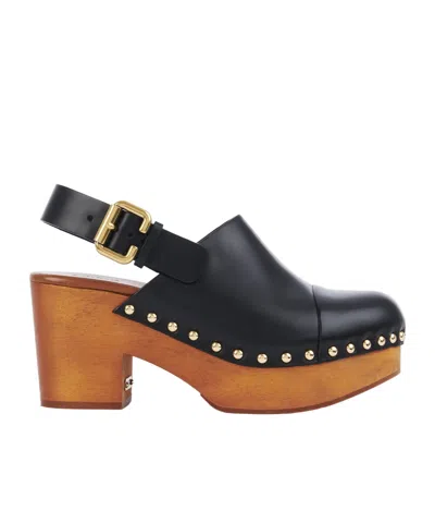 CHLOÉ 80MM JEANNETTE CLOGS