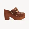 Chloé Jeannette Clog In Brown