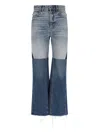 Chloé Patchwork Rigid High-rise Flared-leg Jeans