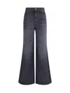 Chloé Straight Leg Trousers High Waist In Black