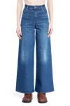 Chloé Rigid High-rise Wide-leg Jeans In Blue