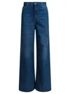 Chloé Logo Patch Wide-leg Jeans